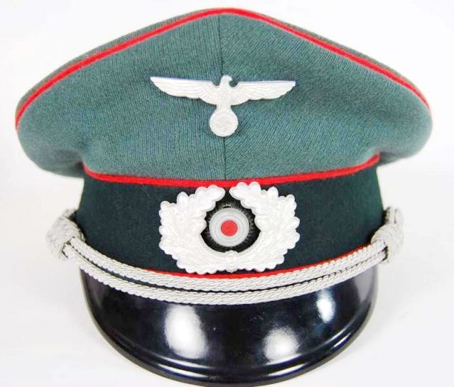 Gorra de Plato de Oficial de Artillería